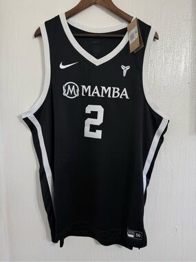 Nike Gigi Bryant ‘Mambacita’ Basketball Jersey - Black Size 2XL HF7754-010 NWT